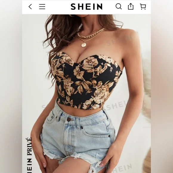 SHEIN CORSET TOP - Picture 5 of 5